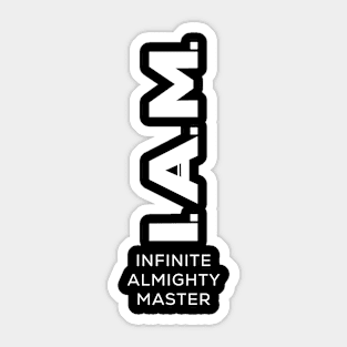 Infinite Almighty Master Sticker